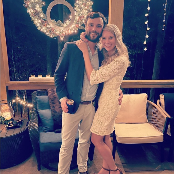 Trina Turk Ivory Crochet 3/4 Sleeve Dress Women's 6 - Picture 2 of 9